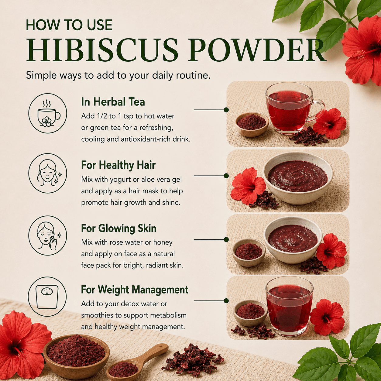 HIBISCUS POWDER {गुड़हल पाउडर} - thumbnail 3
