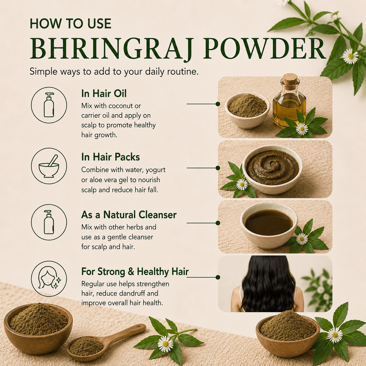 BHIRINJRAJ POWDER {भृंगराज पाउडर} - thumbnail 3