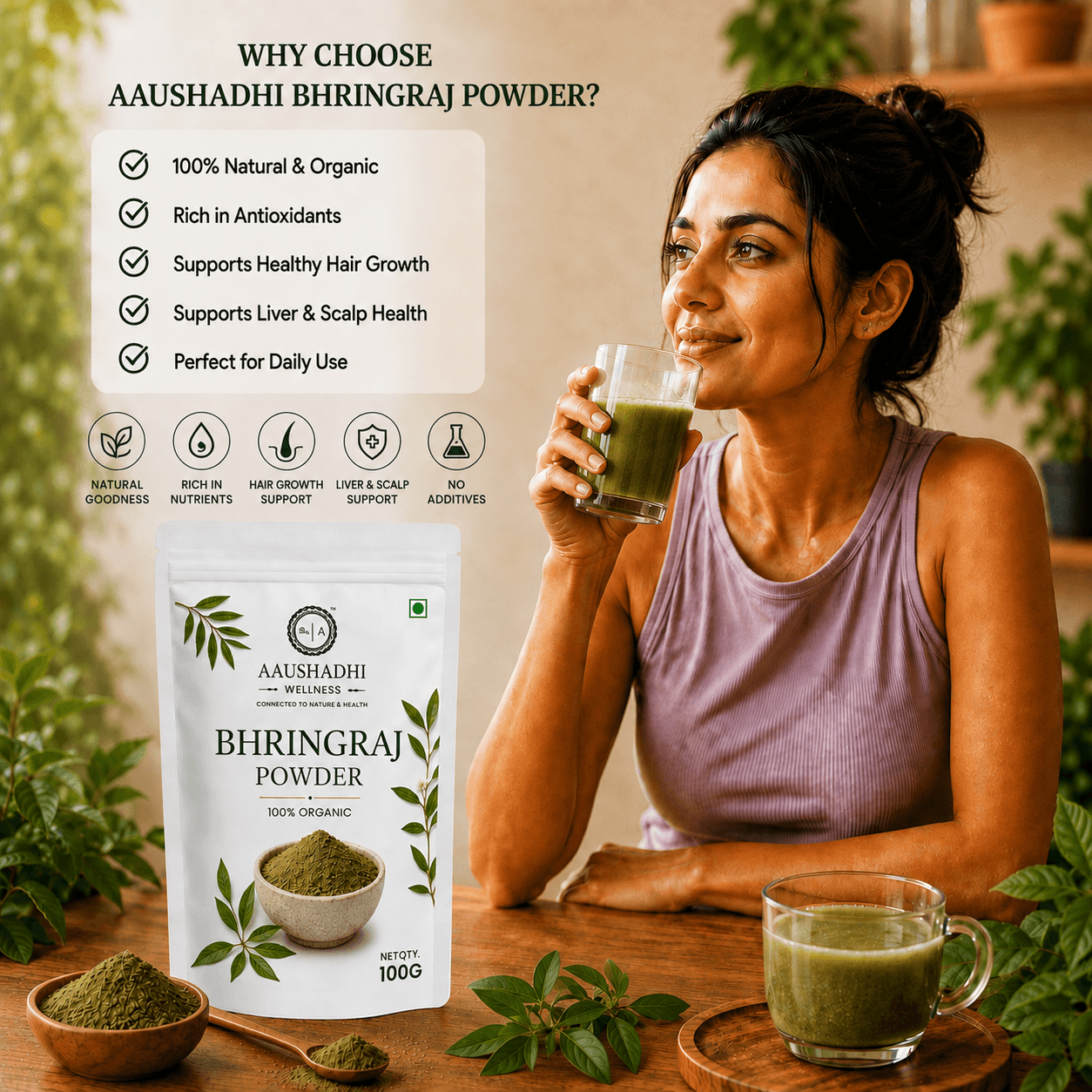 BHIRINJRAJ POWDER {भृंगराज पाउडर} - thumbnail 4