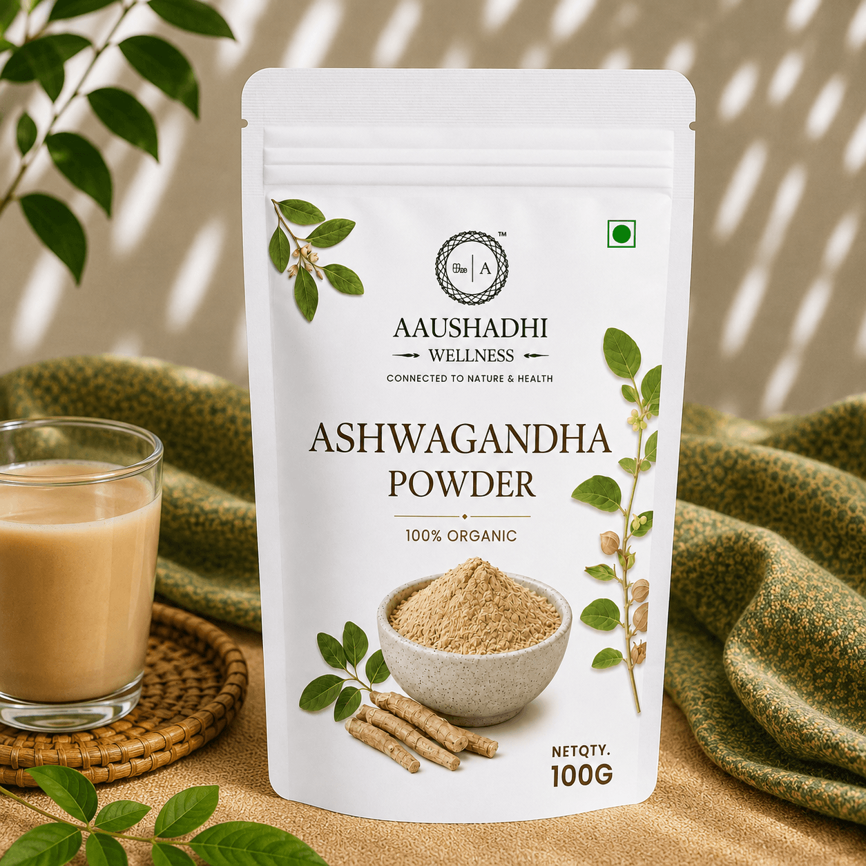ASHWGANDHA POWDER {अश्वगंधा पाउडर}