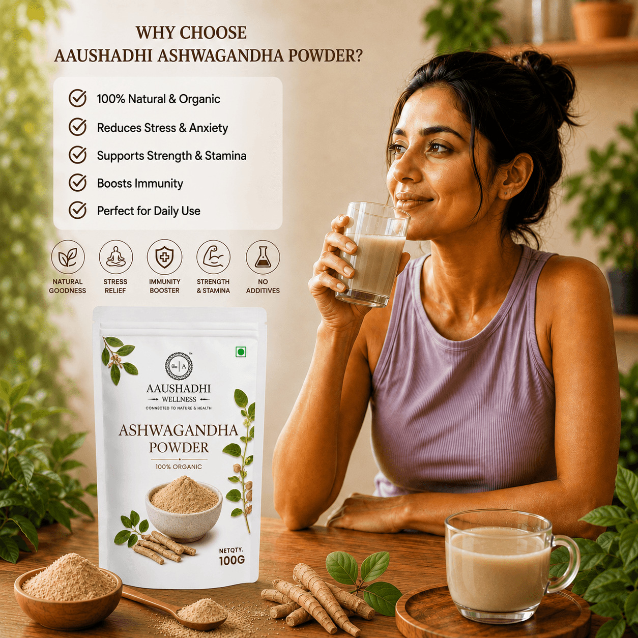 ASHWGANDHA POWDER {अश्वगंधा पाउडर} - thumbnail 3